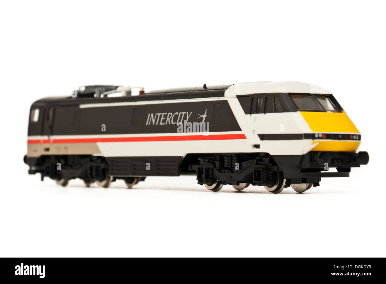 Vintage Hornby Railways "Intercity 225" Modelleisenbahn Lokomotive (R824) Stockfoto