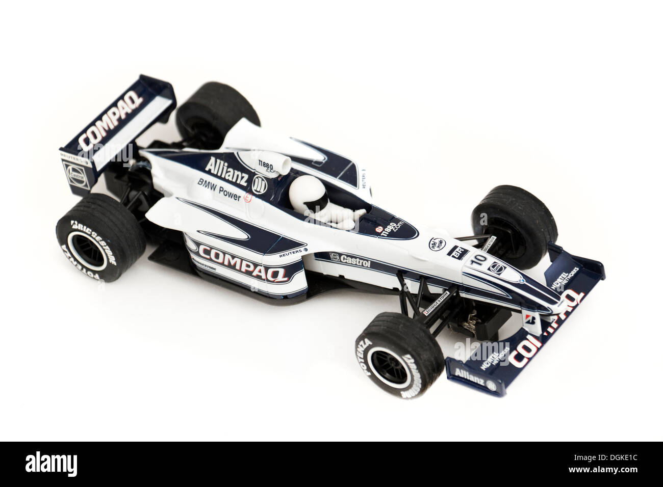 Scalextric Formel1 Rennwagen Stockfoto
