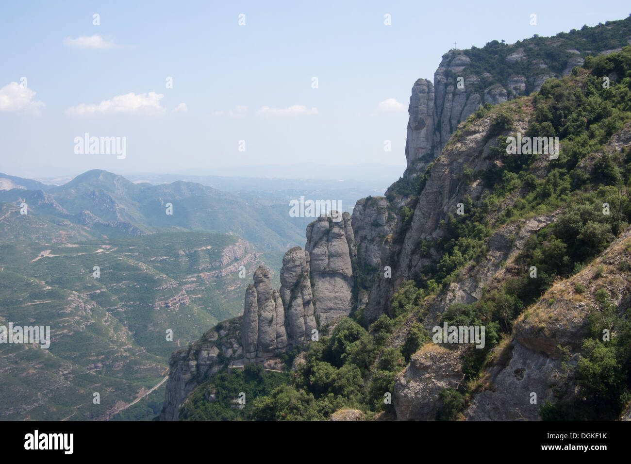 Montserrat, Katalonien, Spanien. Stockfoto