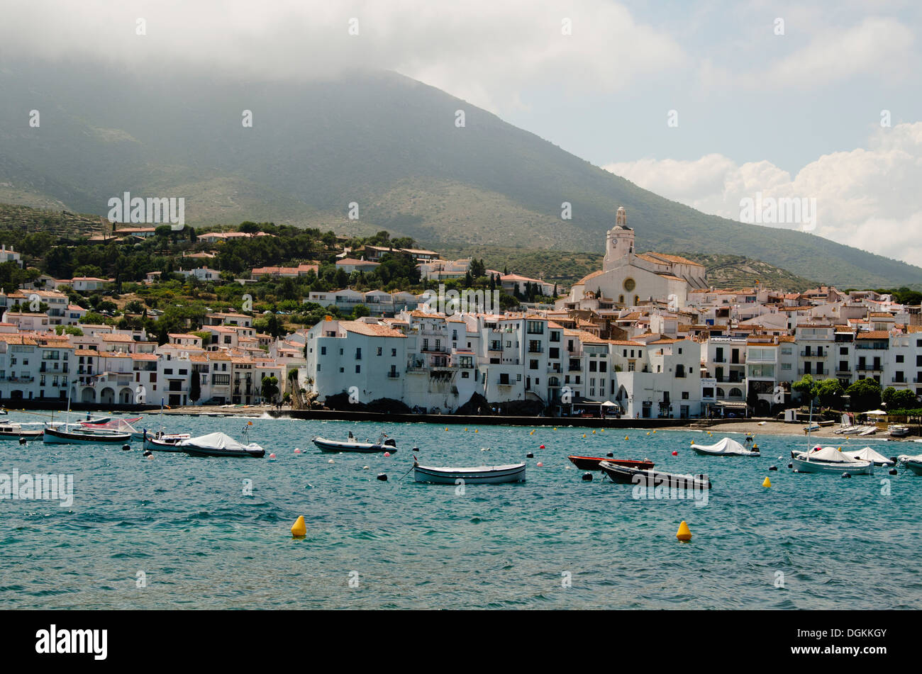 Spanien, Katalonien, Provinz Girona, Costa Brava, Blick auf Cadaques Stockfoto