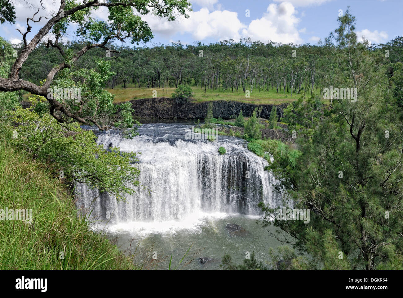 Millstream Falls, Ravenshoe, Highway 1, Queensland, Australien Stockfoto