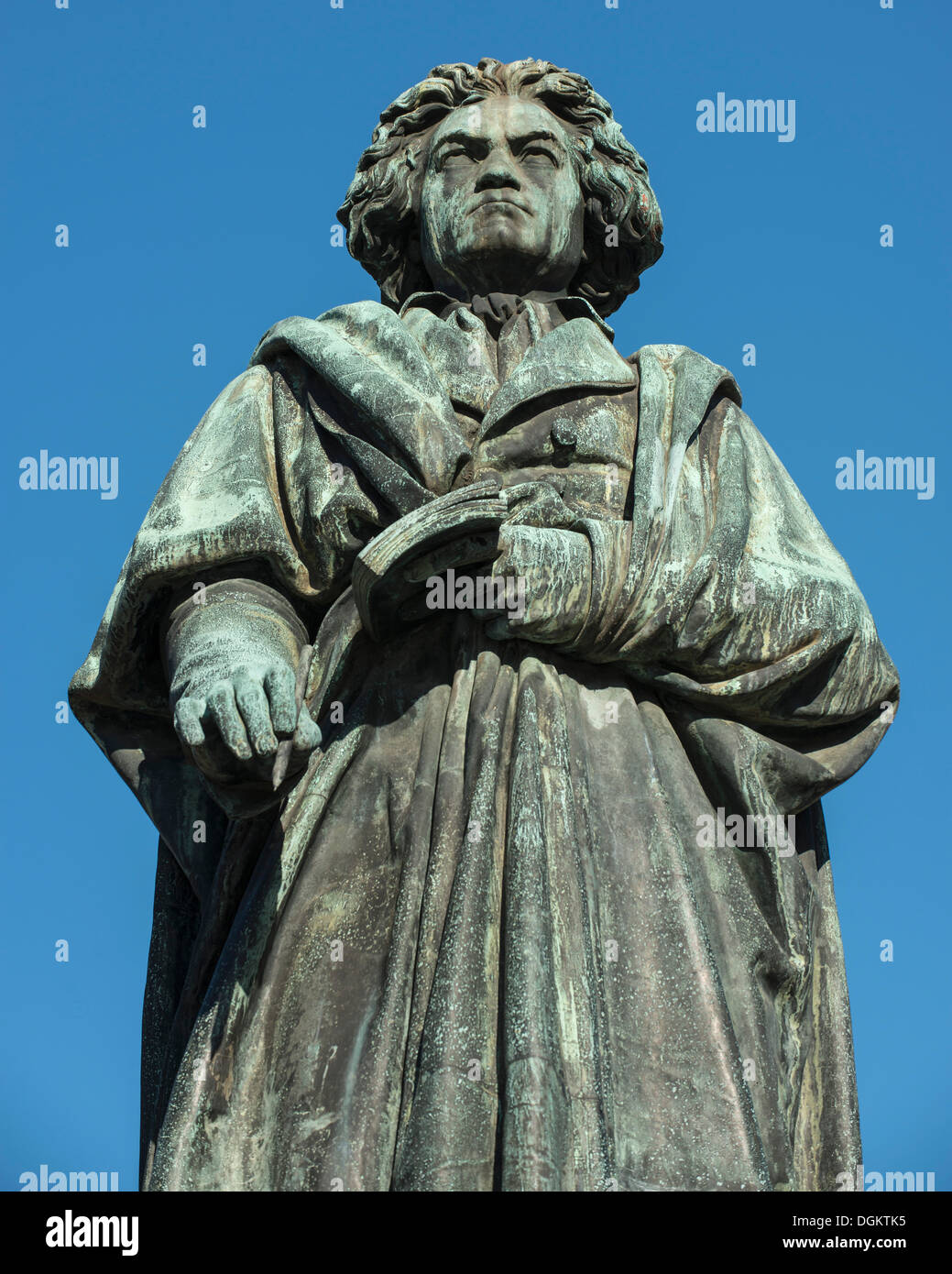 Statue von Beethoven, Bonn, Nordrhein-Westfalen Stockfoto