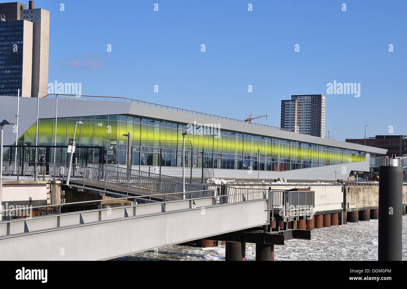 Neue Kreuzfahrt-Terminal, Hamburg Altona Stockfoto