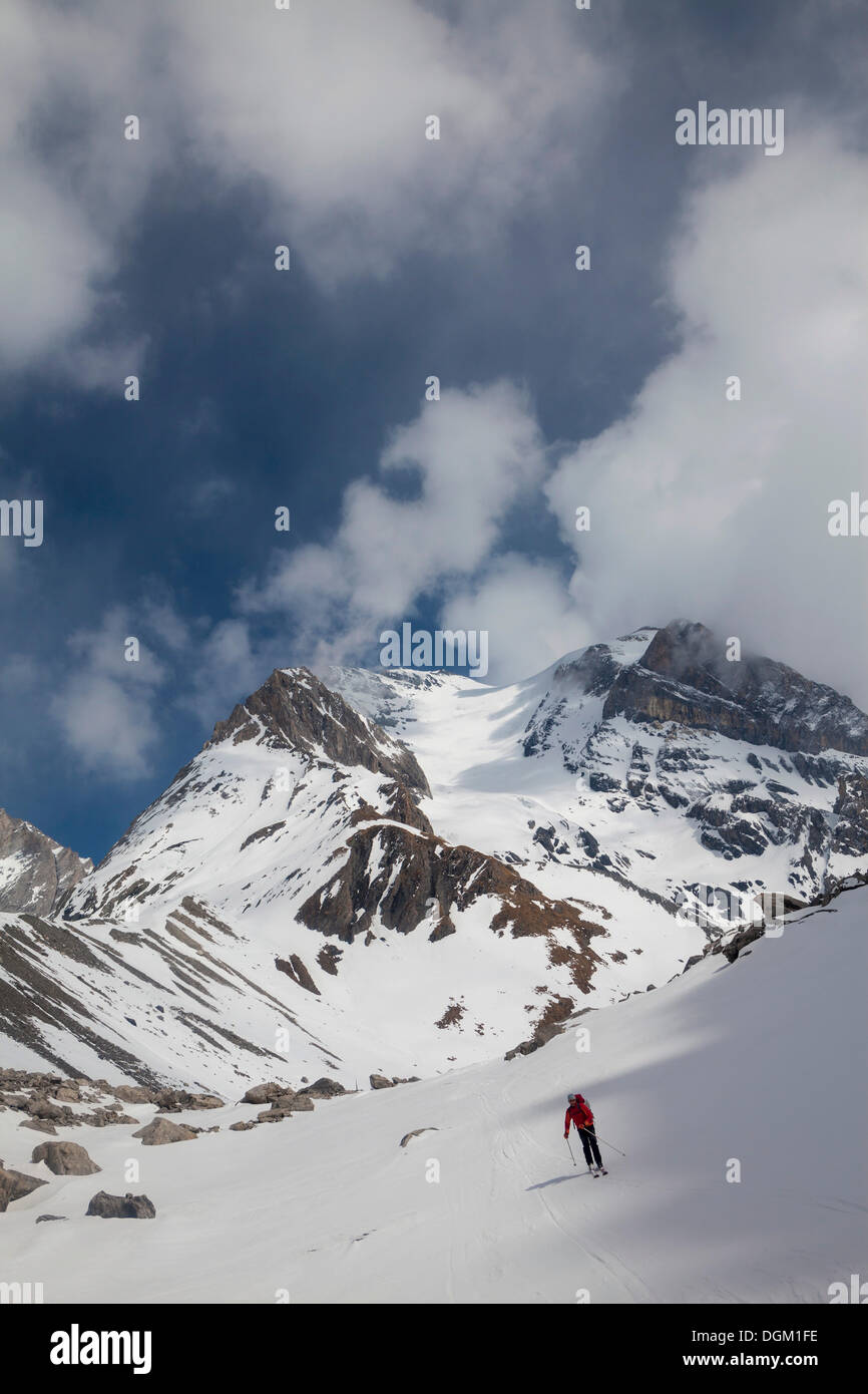 Berge, Grande Casse und Col de la Vanoise, vanoise, Frankreich, Europa Stockfoto