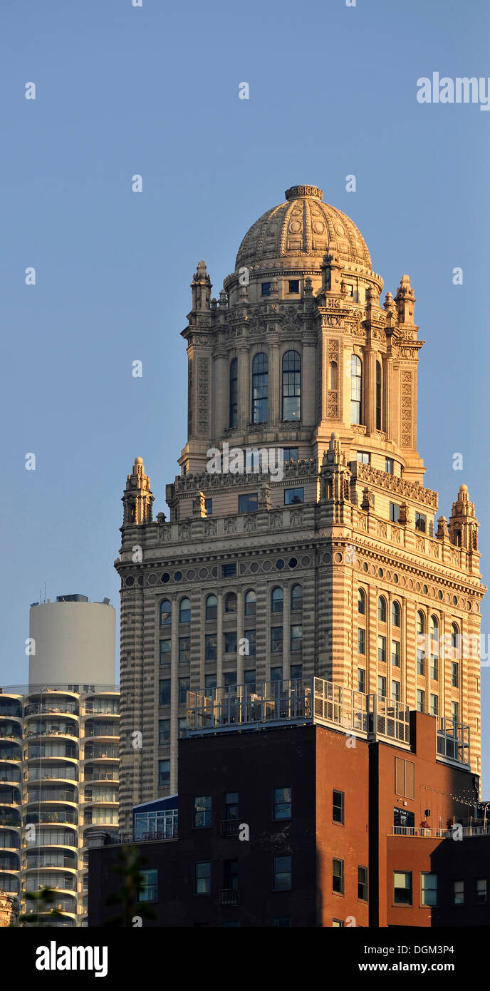 35 East Wacker Building, ehemals North American Life Insurance Building, Chicago, Illinois, Vereinigte Staaten von Amerika, USA Stockfoto