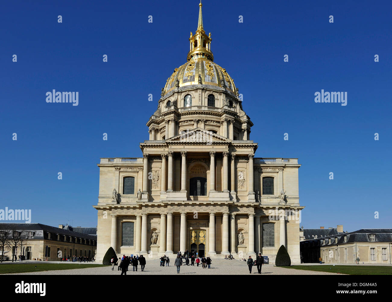 Dome des Invalides oder Kirche Eglise du Dôme, Napoleons Grab, Paris, Frankreich, Europa Stockfoto