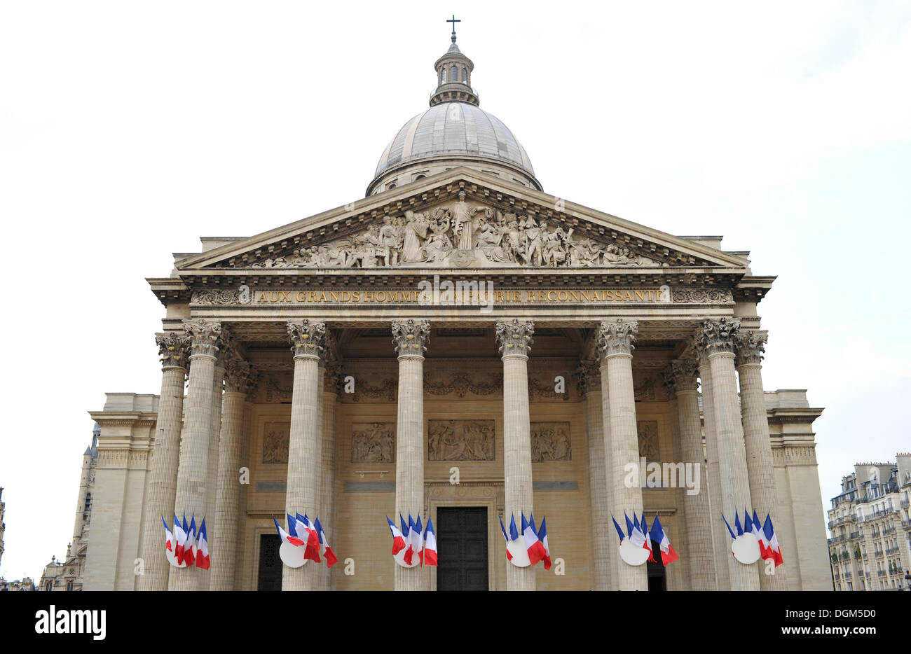 National Hall of Fame Panthéon, Montagne Sainte-Geneviève, Paris, Frankreich, Europa, PublicGround Stockfoto