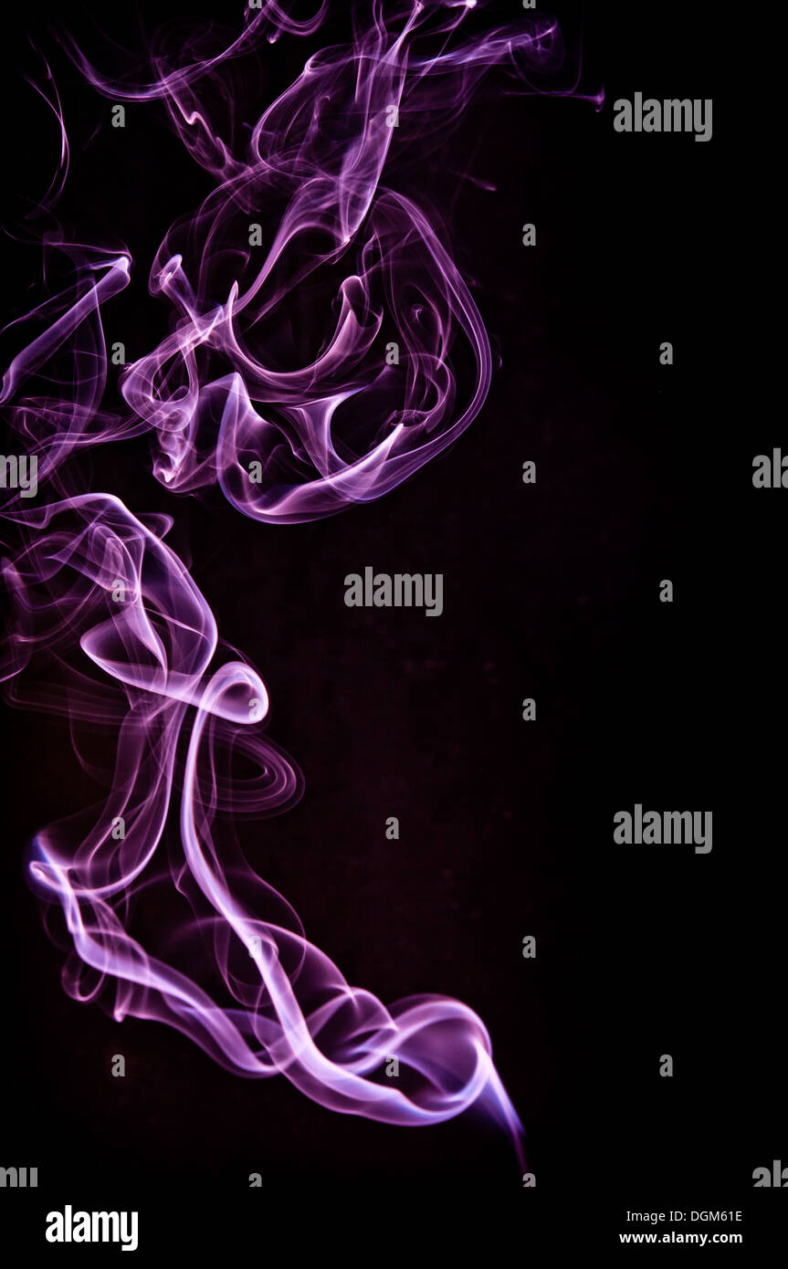 lila Rauch Stockfoto