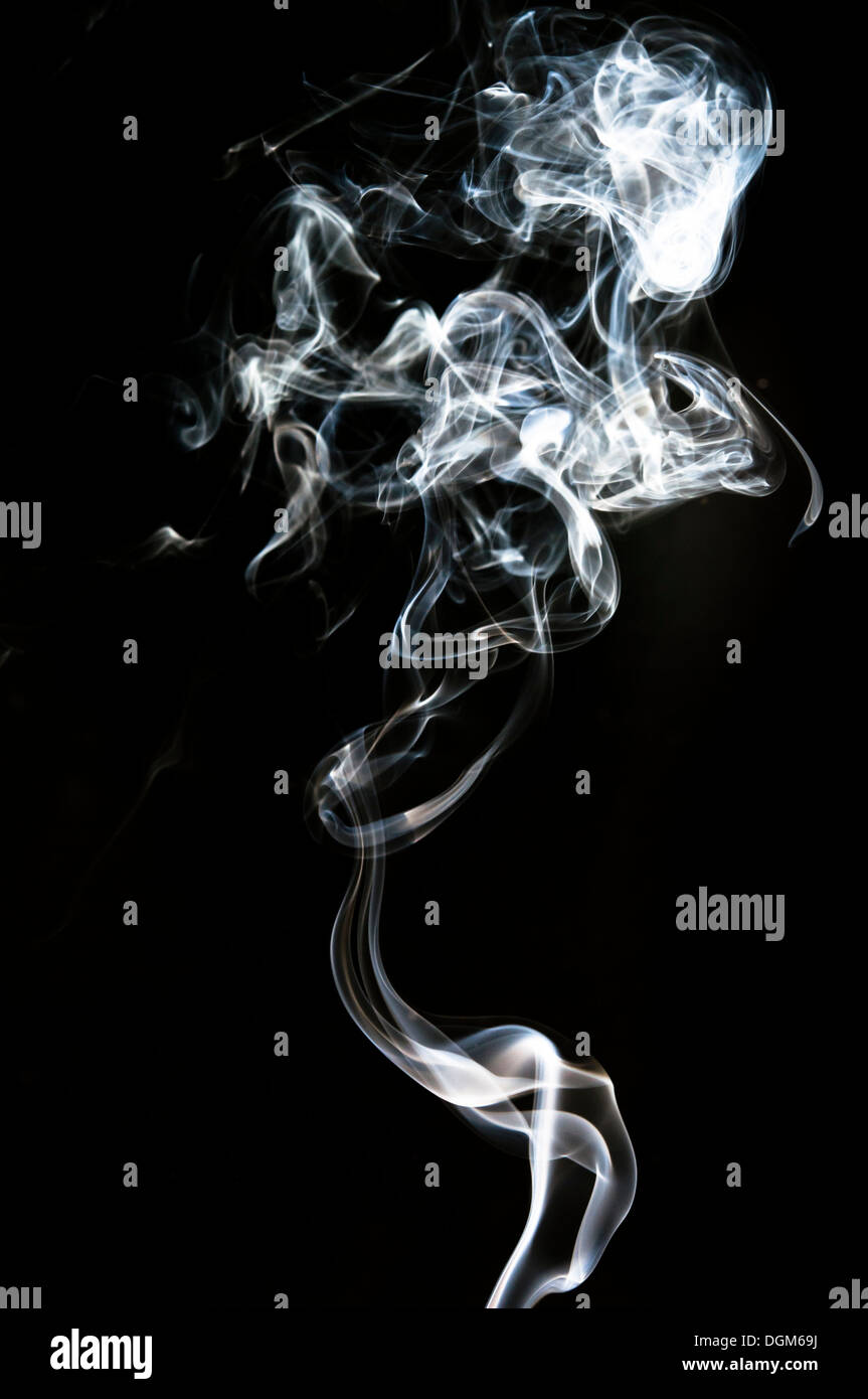 weißer Rauch Stockfoto