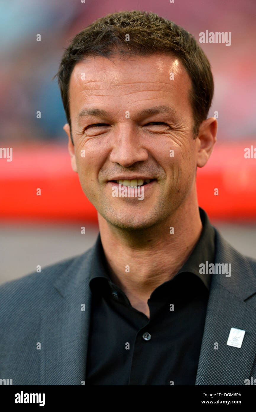 Sportlicher Leiter Fredi Bobic, VfB Stuttgart, Portrait, Mercedes-Benz Arena, Stuttgart, Baden-Württemberg Stockfoto