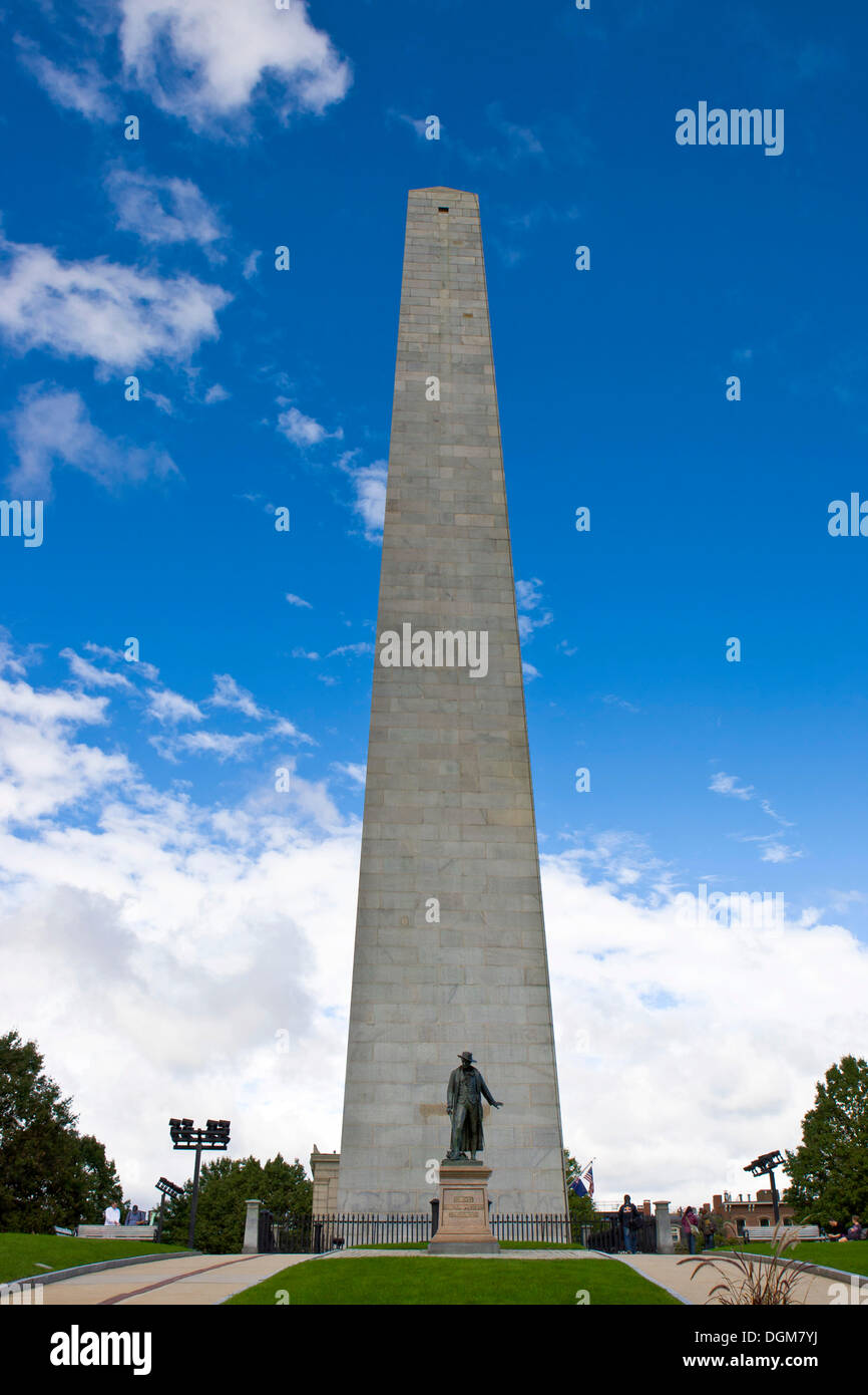 Bunker Hill in Boston, Massachusetts, New England, USA Stockfoto