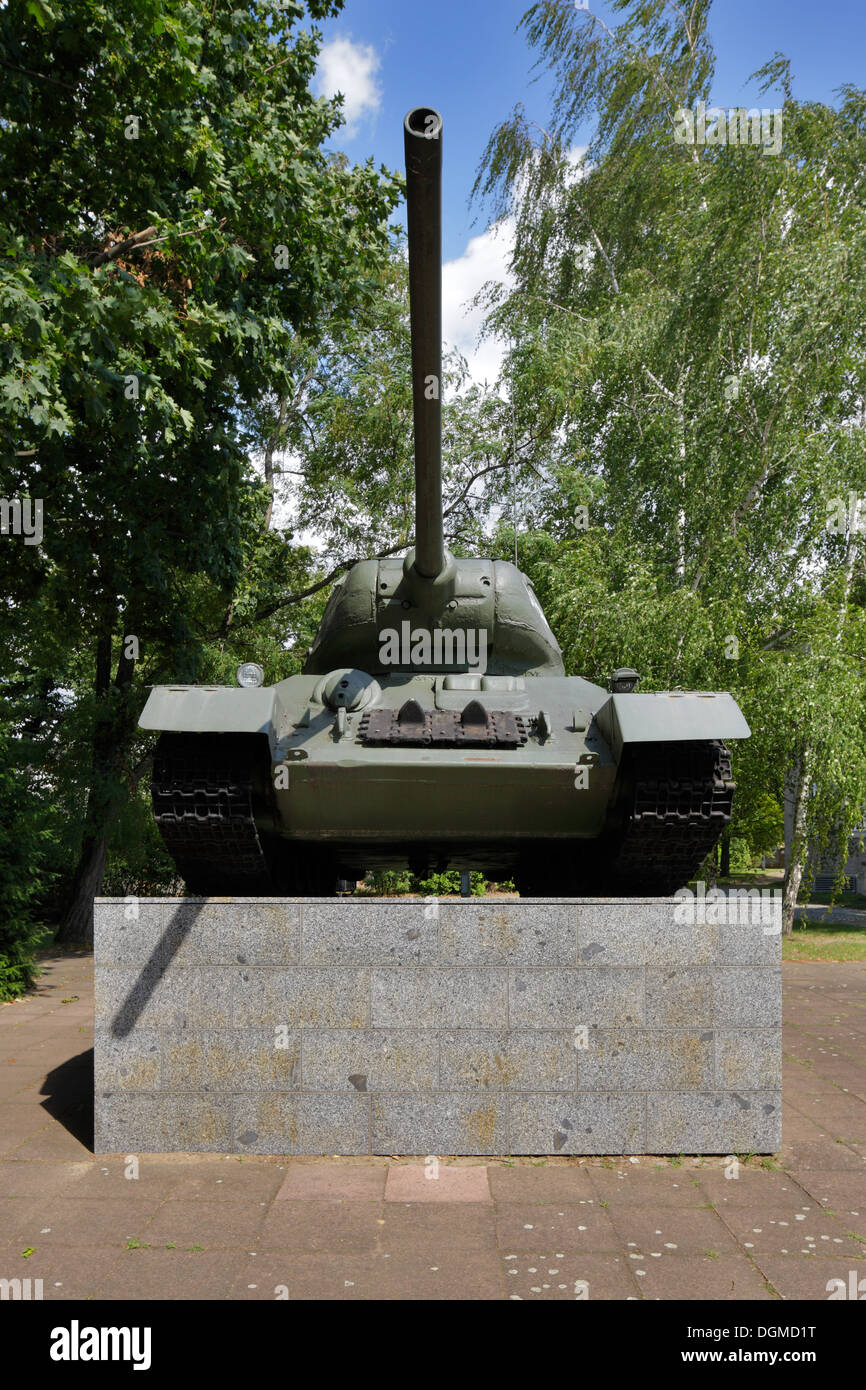 Berlin, Deutschland, t-34 Panzer in das Deutsch - Russische Museum Stockfoto