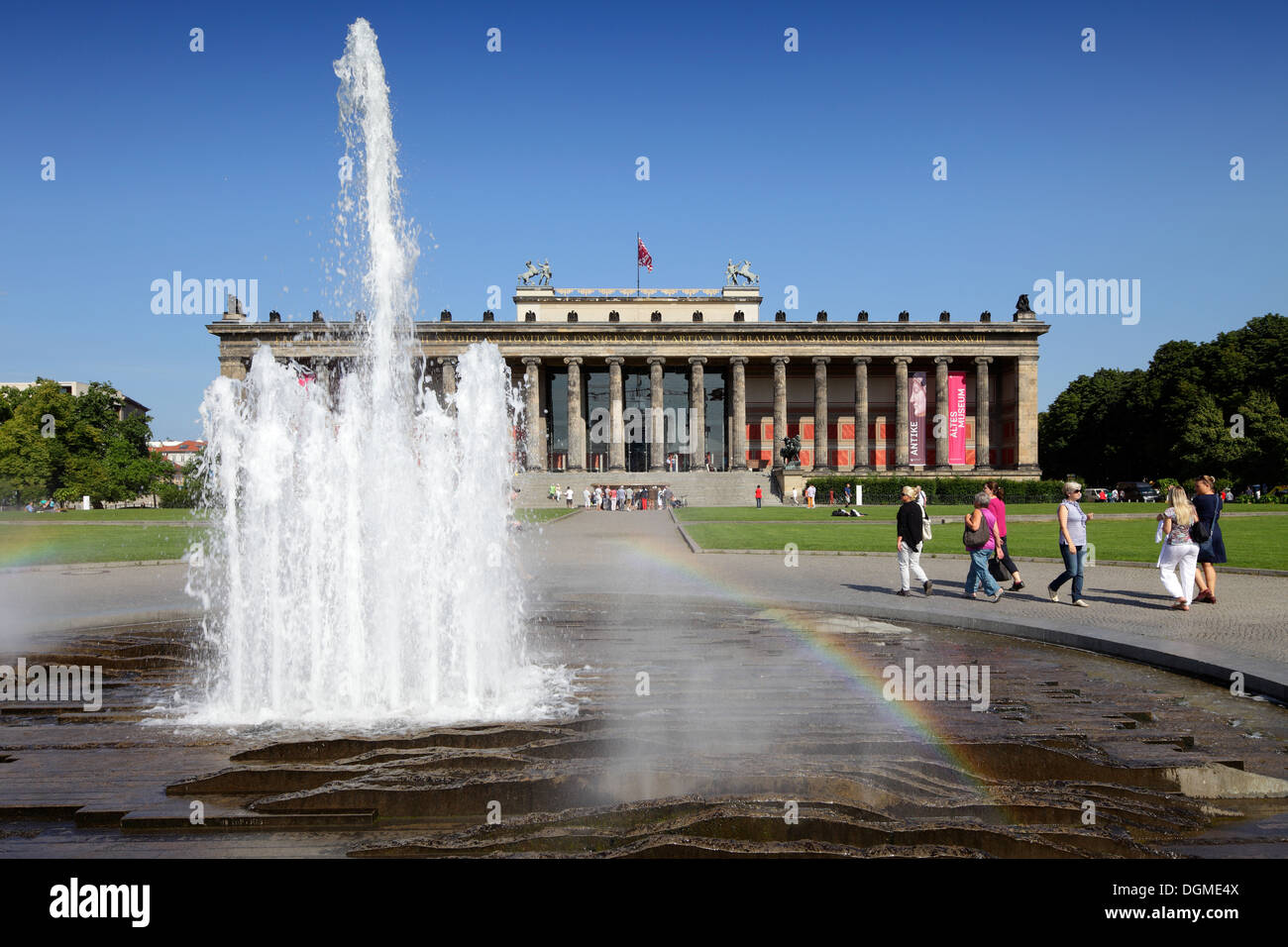 Berlin, Altes Museum und Lustgarten auf der Museumsinsel