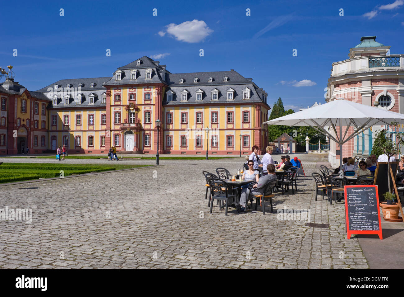 Westflügel, Bruchsaler Schloss, Bruchsal, Kraichgau, Baden-Württemberg Stockfoto