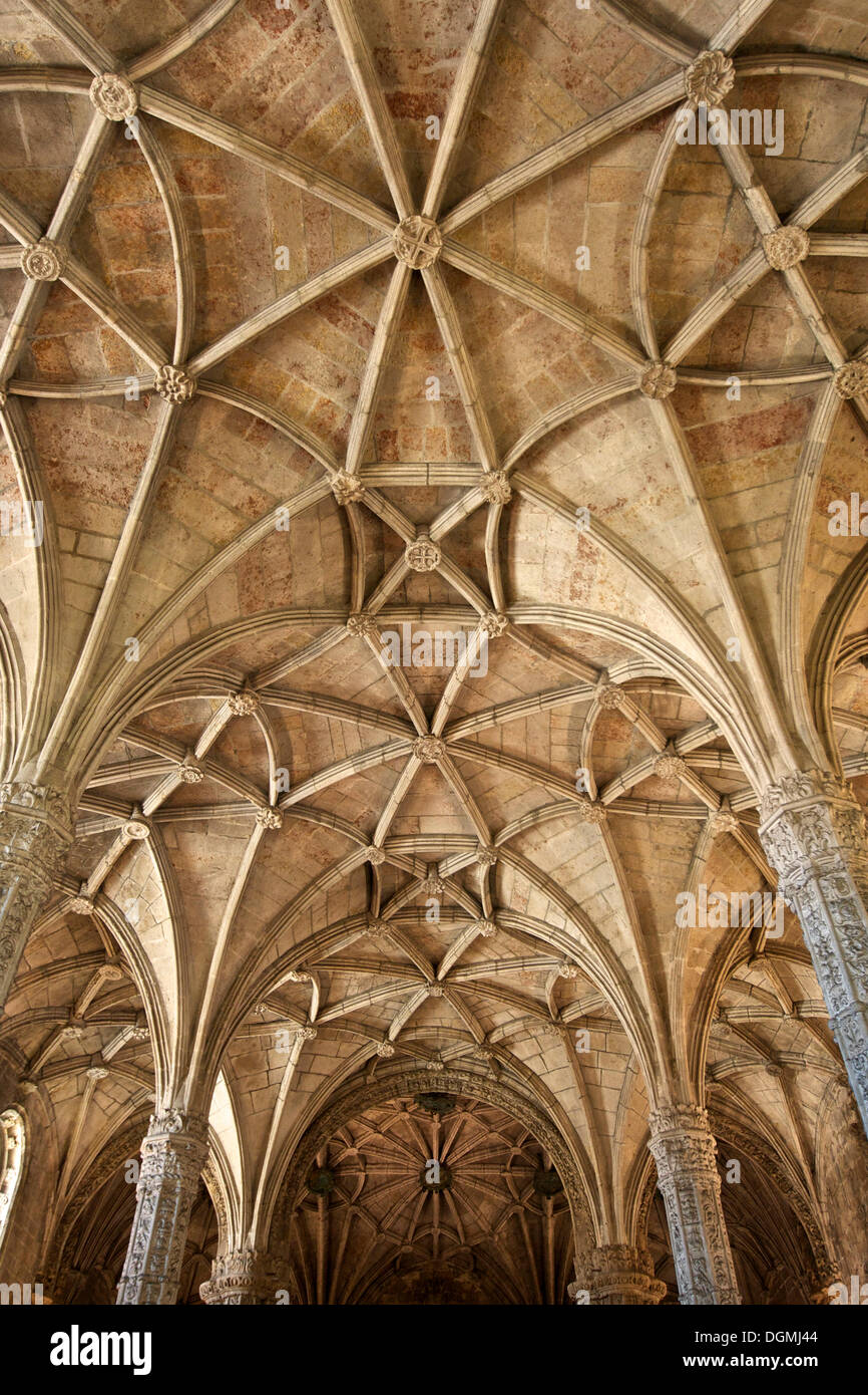 Kirche von Santa Maria de Belém im Hieronymus-kloster, hieronymites Kloster, UNESCO Weltkulturerbe Stockfoto