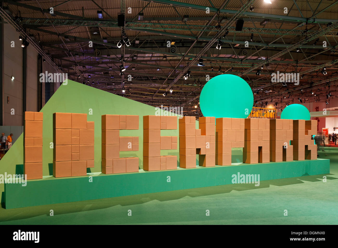 Logo, IdeenParks 2012, Technologie und Bildung Gipfelkonferenz für junge Leute, Essen, Ruhrgebiet, Nordrhein-Westfalen Stockfoto