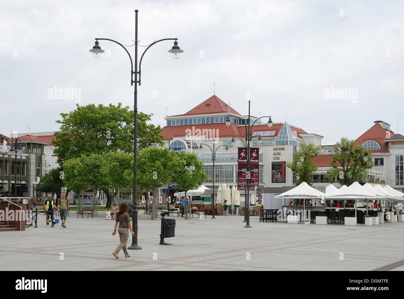 Kurhaus in der polnischen Ostseebad Sopot. Stockfoto