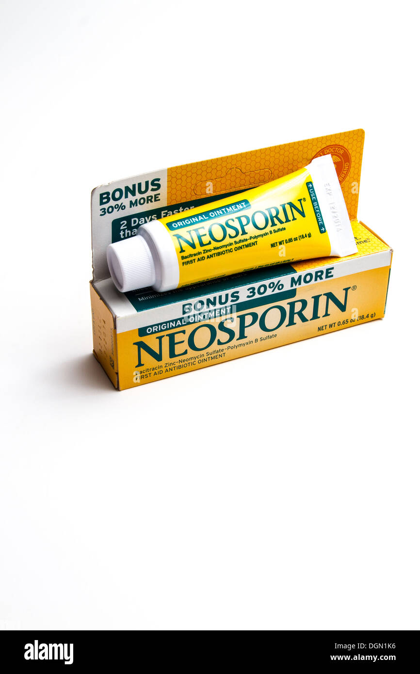 Neosporin anti-bakterielle Salbe Stockfotografie - Alamy