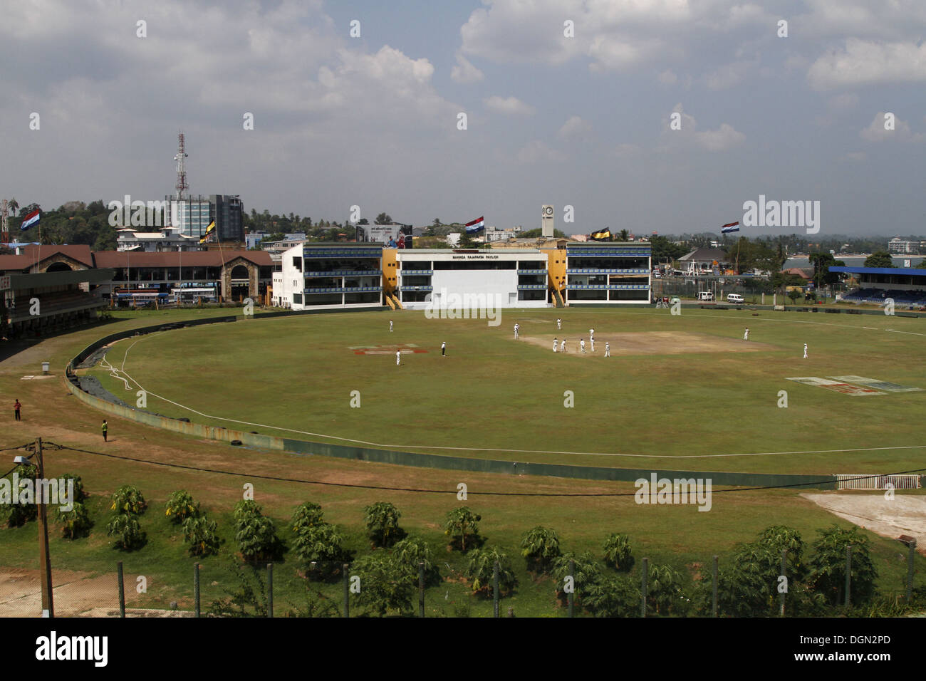 INTERNATIONAL CRICKET Stadion GALLE SRI LANKA 17. März 2013 Stockfoto