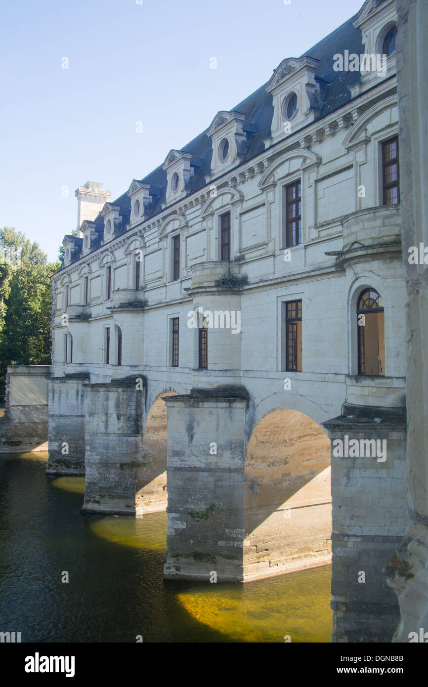 Schloss von Chenonceau, Loire-Tal ("Garten Frankreichs" & Unesco World Heritage Site), Frankreich. Stockfoto