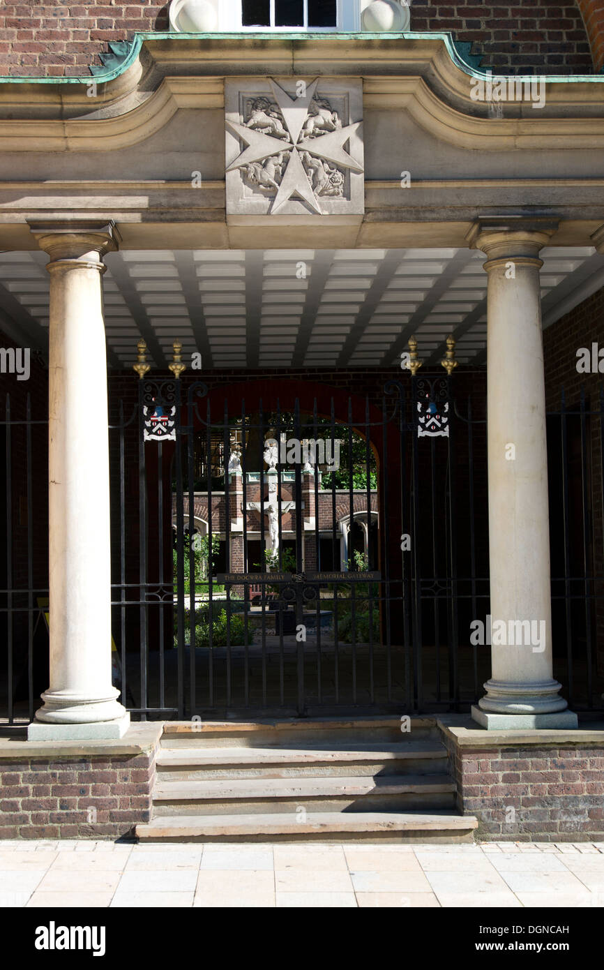 Das Museum of the Order of St. John, St. John Lane, Clerkenwell, London, England, Vereinigtes Königreich. Stockfoto