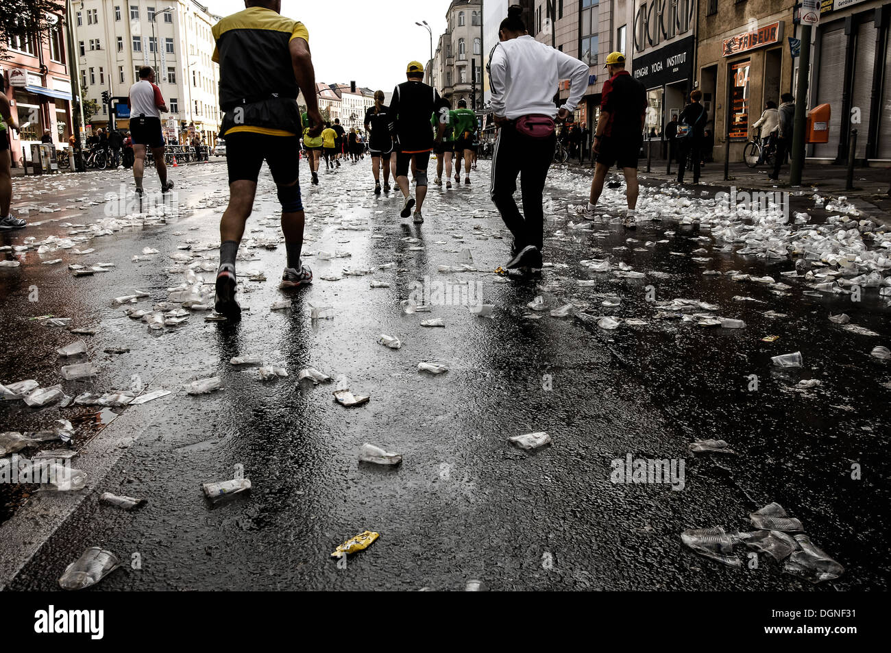 Berlin, Deutschland, Berlin-Marathon Stockfoto