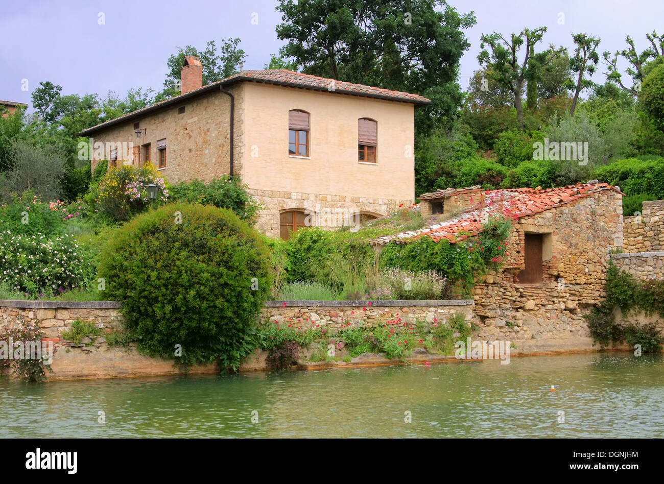 Bagno Vignoni 13 Stockfoto