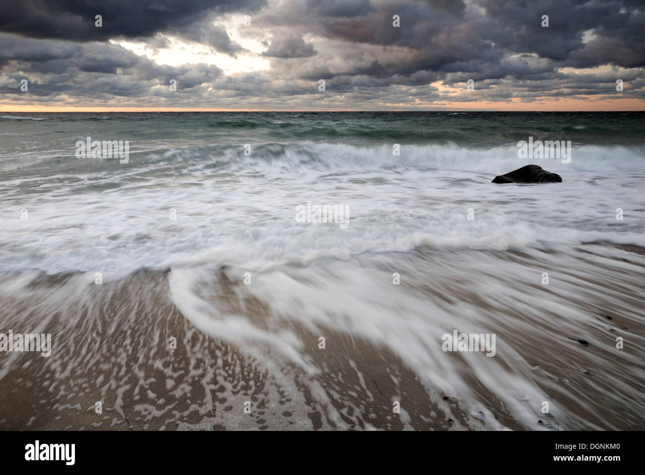 Strand im westlichen Teil von Rügen, Mecklenburg-Vorpommern Stockfoto