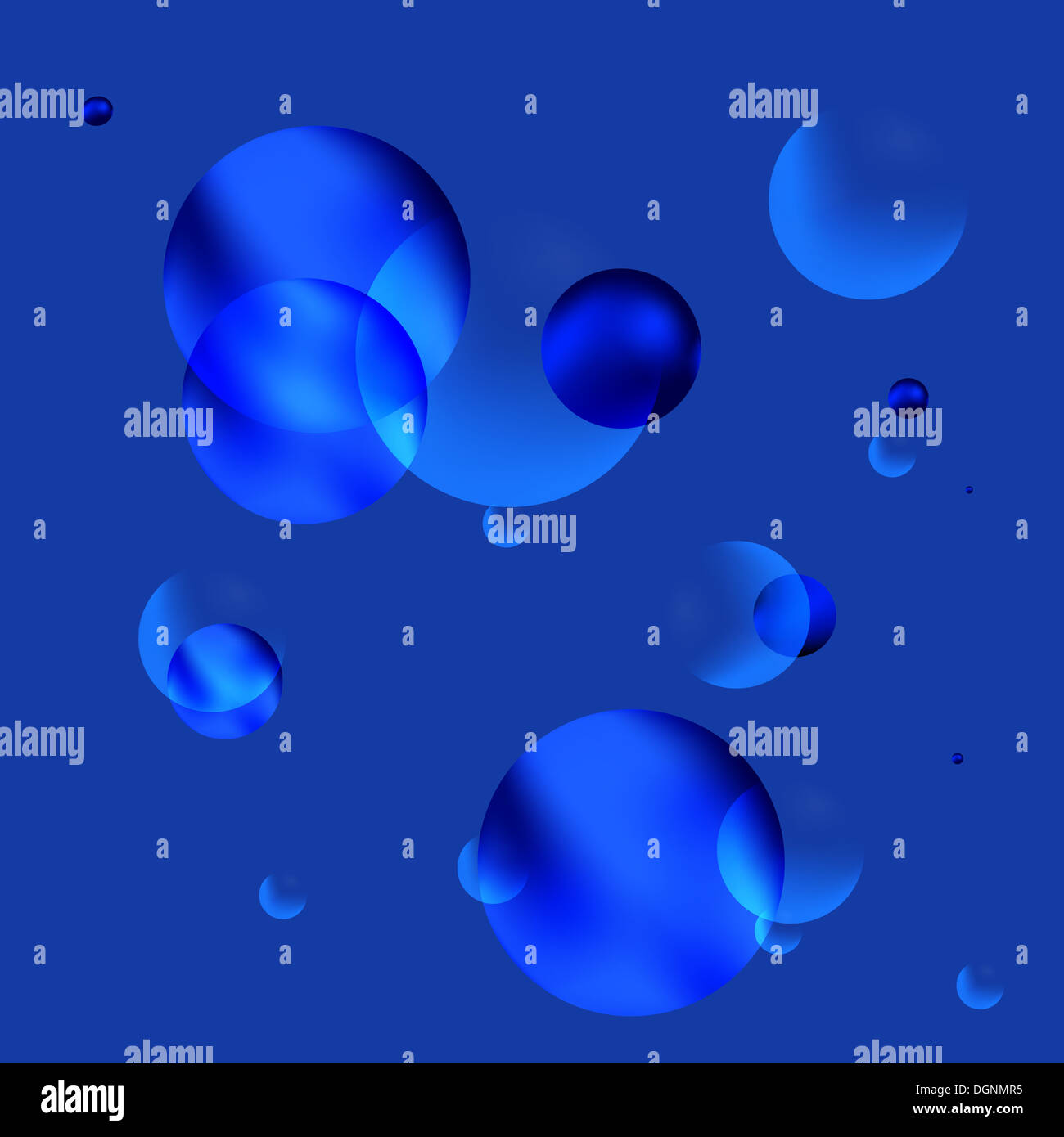 Blauer Seide Hintergrund mit einigen Weihnachtskugeln Stockfoto