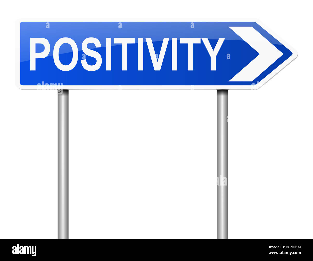 Positivität Konzept. Stockfoto