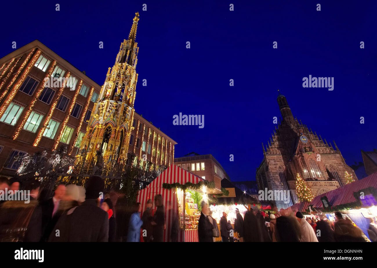 Nürnberg Weihnachtsmarkt - Nürnberger Weihnachtsmarkt 06 Stockfoto