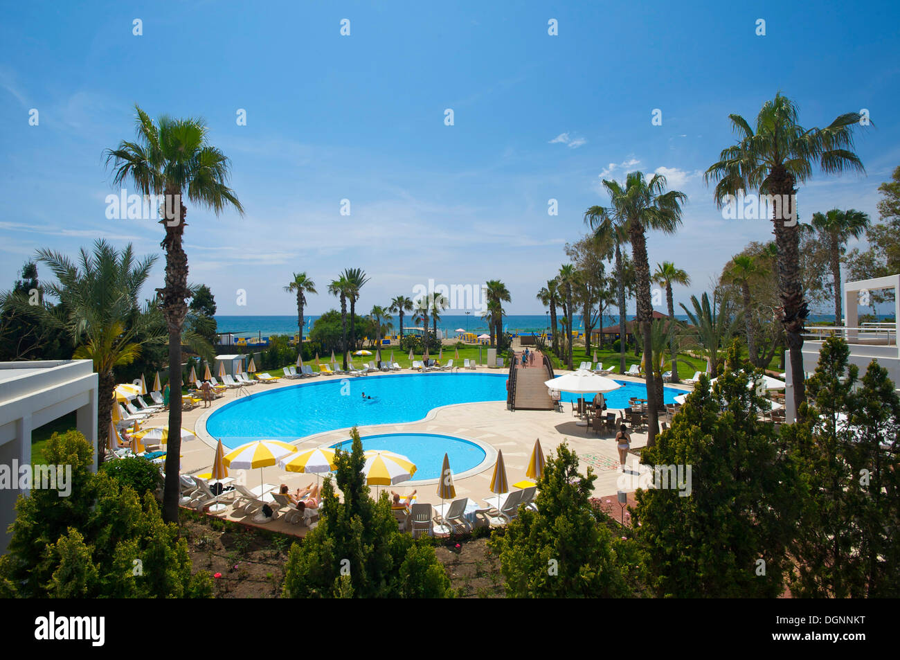 Klub Castalia in Alanya, türkische Riviera, Türkei, Westasien Stockfoto