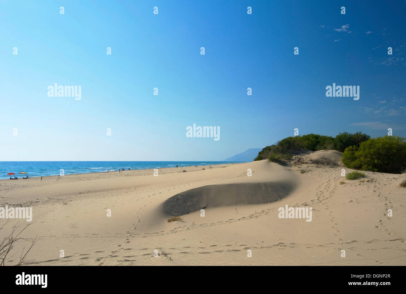 Sandigen Strand von Patara, Südküste, Türkei Stockfoto