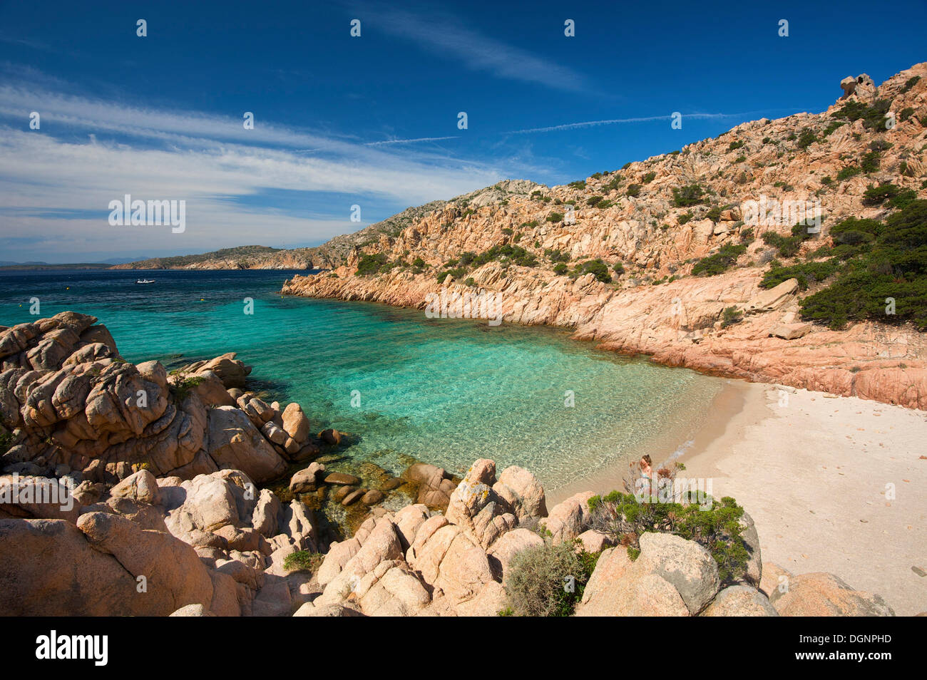 Cala Coticcio, Isola Caprera, La Maddalena-Archipel, Sardinien, Italien, Europa Stockfoto