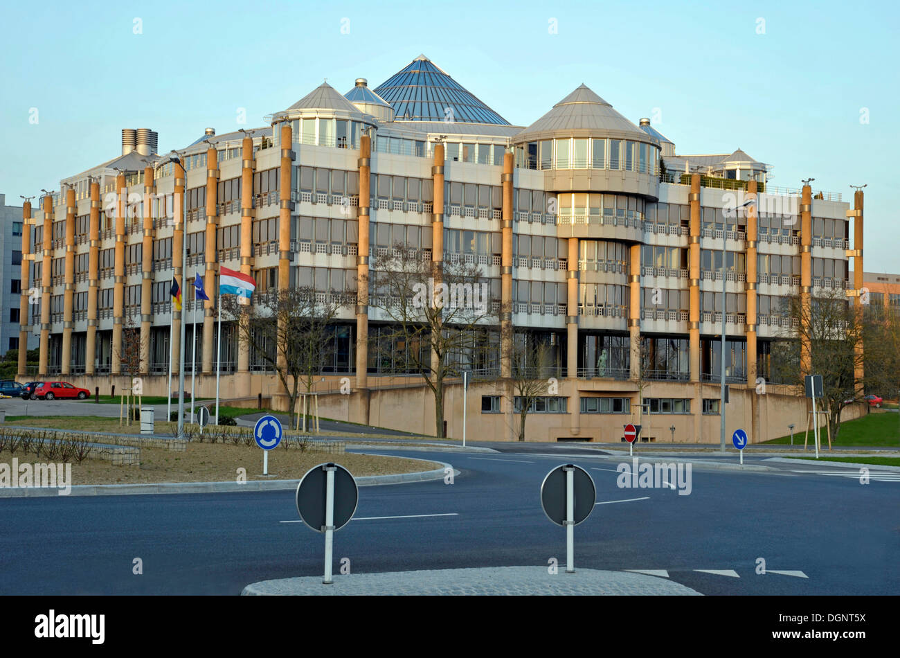 Deutsche Bank Gebaude Viertel Kirchberg Luxemburg Stadt Europa Stockfotografie Alamy