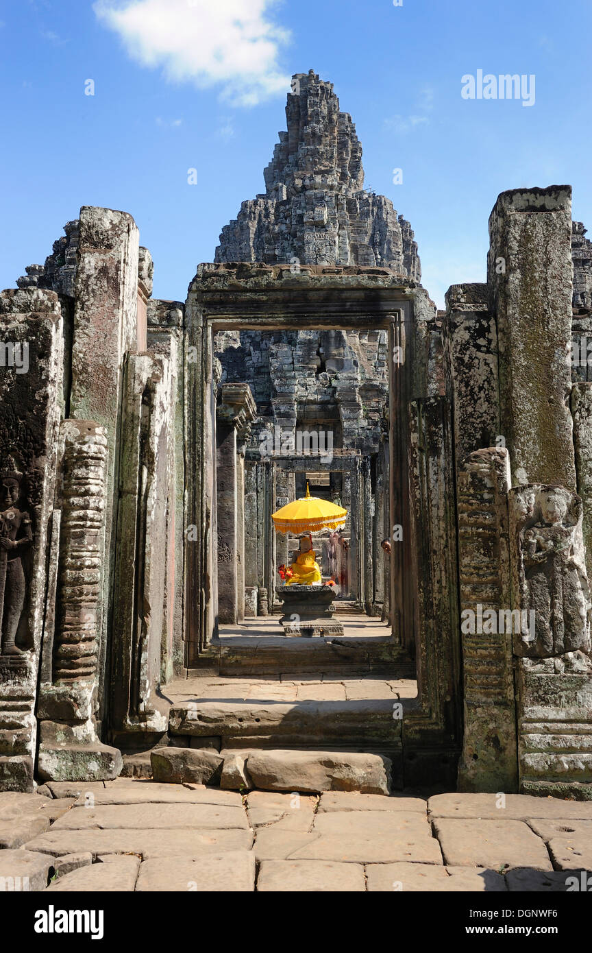 Buddhistischen religiösen Kult in der archäologischen Stätte von Angkor Thom, Kambodscha, Südostasien, Asien Stockfoto