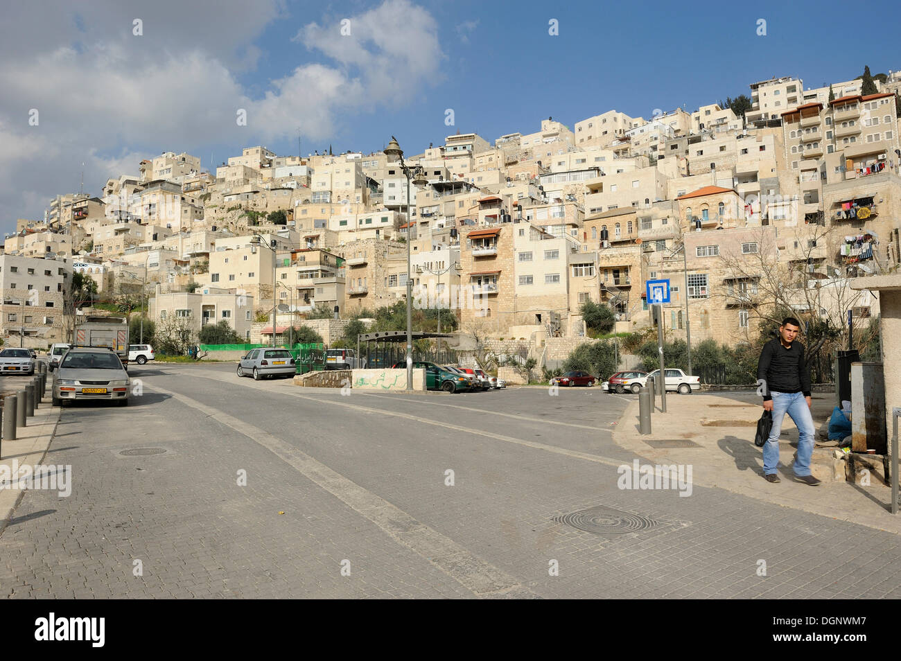 Palästinensische Vorort von Silwan in Ost-Jerusalem, Jerusalem, Israel, Asien, Naher Osten Stockfoto