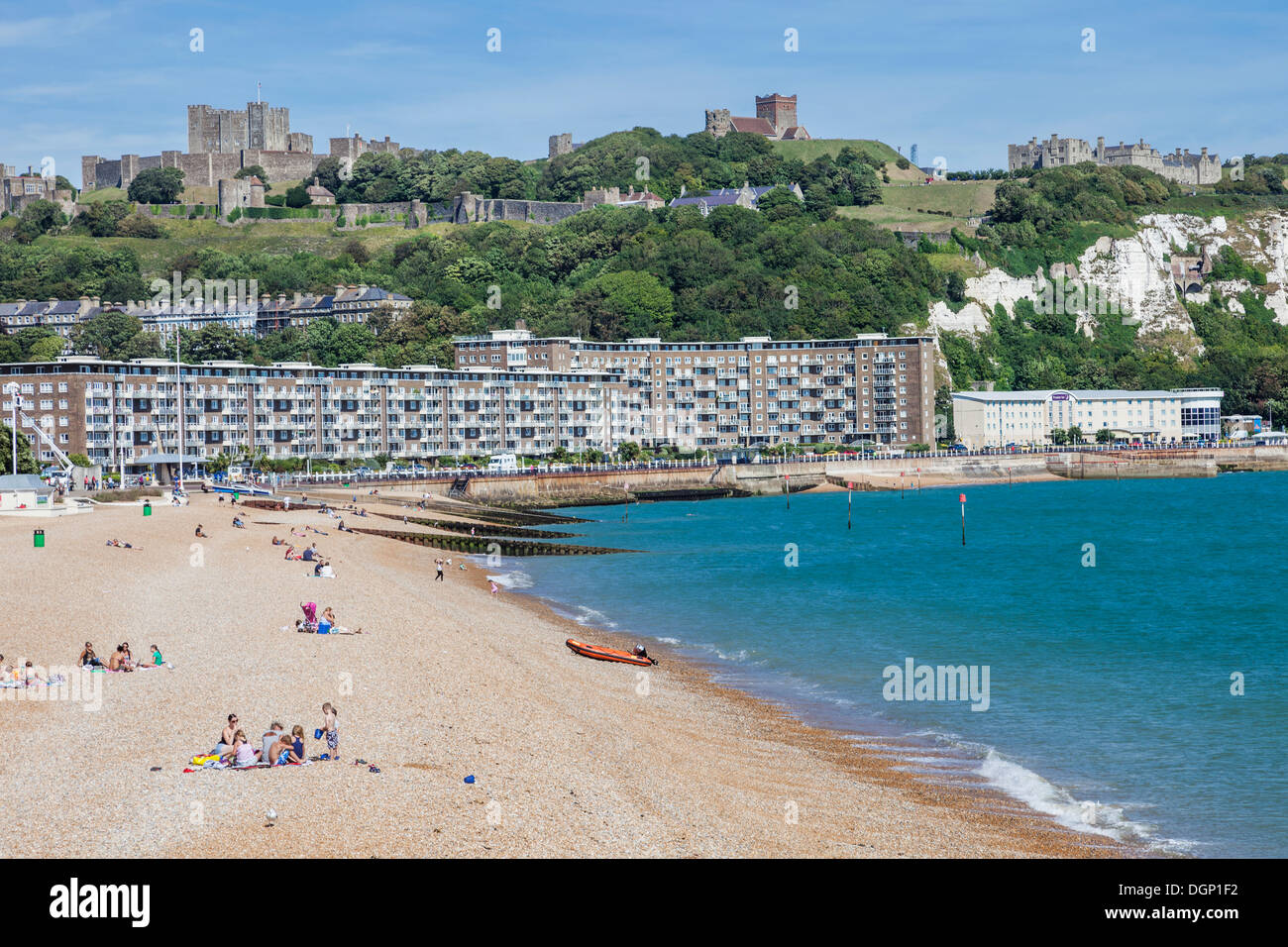 England, Dover, Kent Dover Beach Stockfoto