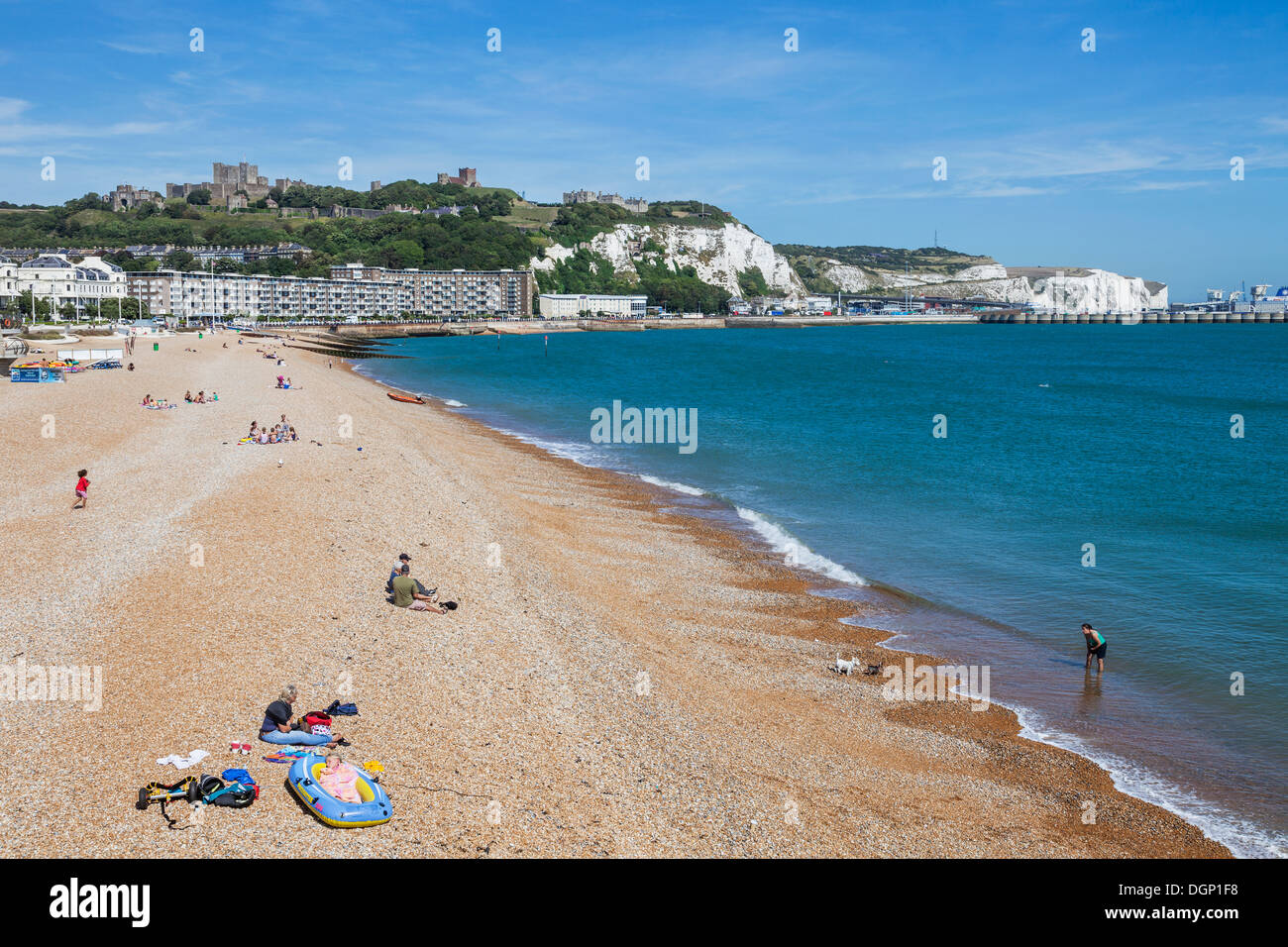 England, Dover, Kent Dover Beach Stockfoto