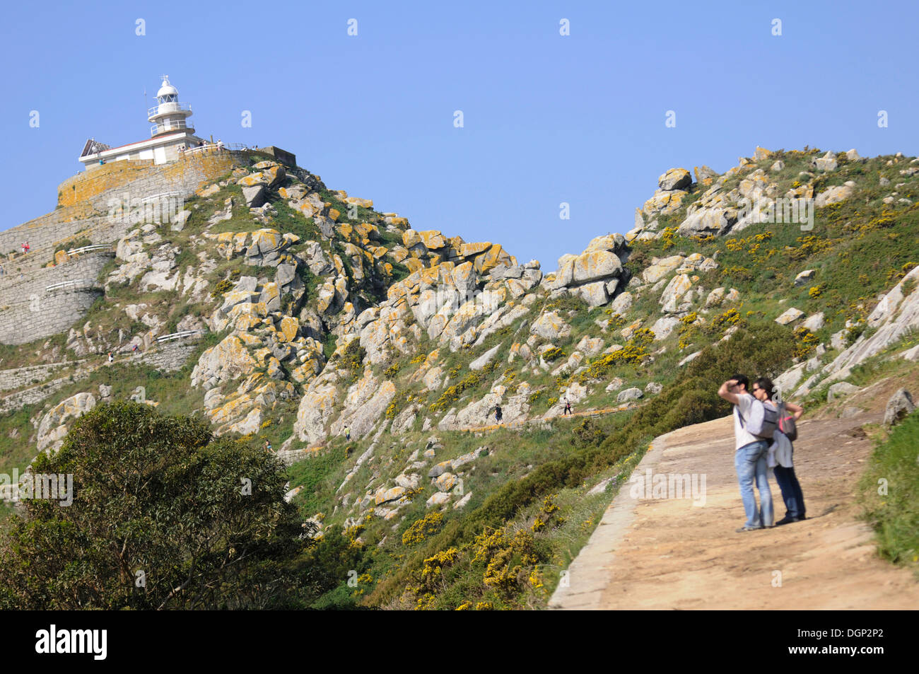 Paradiesische Cíes-Inseln (Islas Cies), Naturschutzgebiet in Galicien, Spanien, Haus von Rodas Strand (Praia Das Rodas) Stockfoto