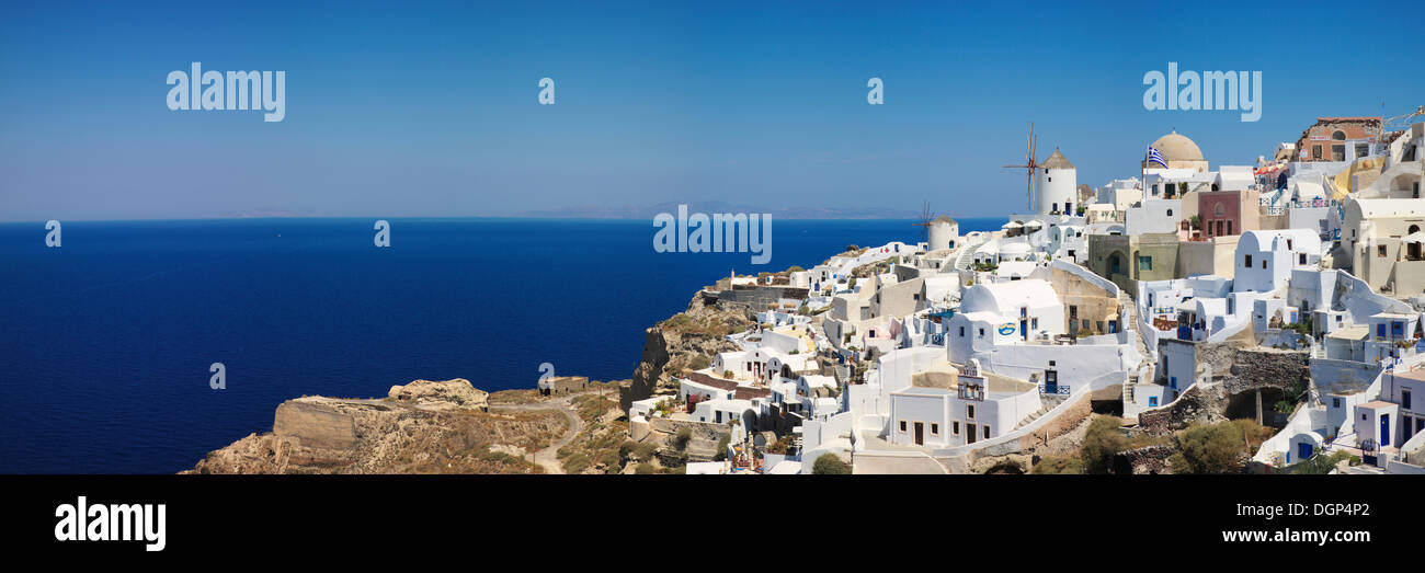Oia, Santorin, Kykladen, Griechenland, Europa Stockfoto