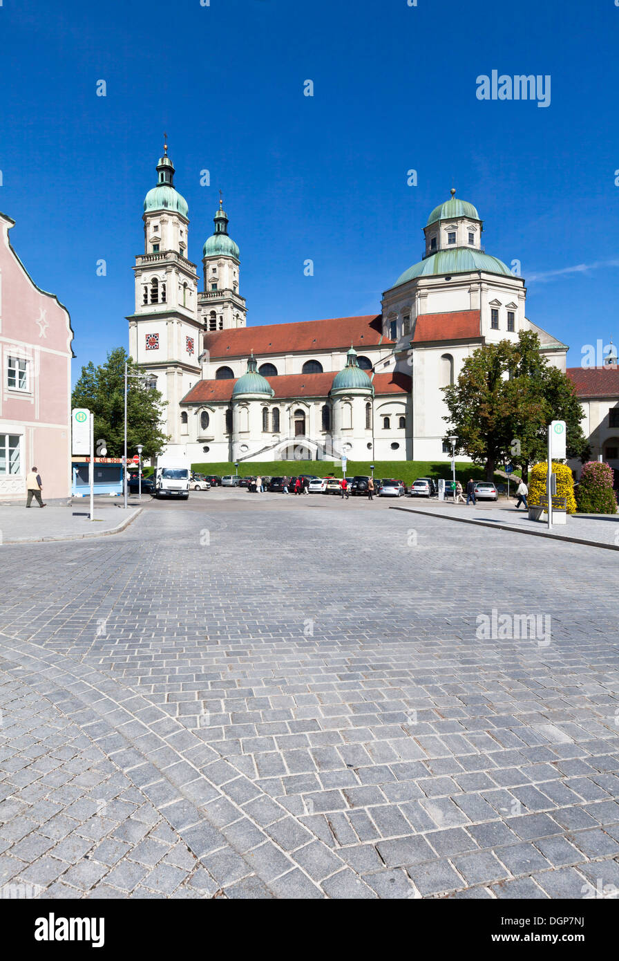 Deutschland, Bayern, Blick auf St.-Lorenz-Basilika Stockfoto