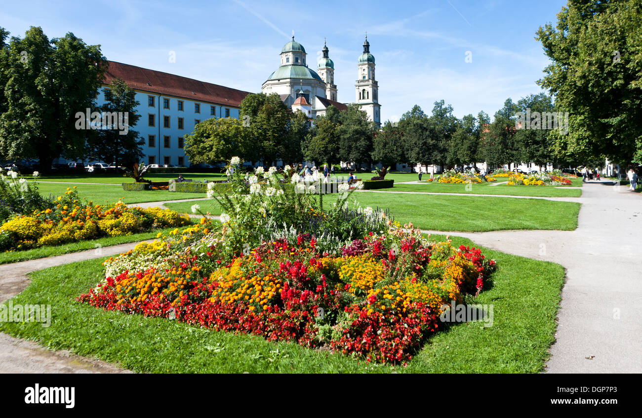 Deutschland, Bayern, Blick auf St.-Lorenz-Basilika Stockfoto