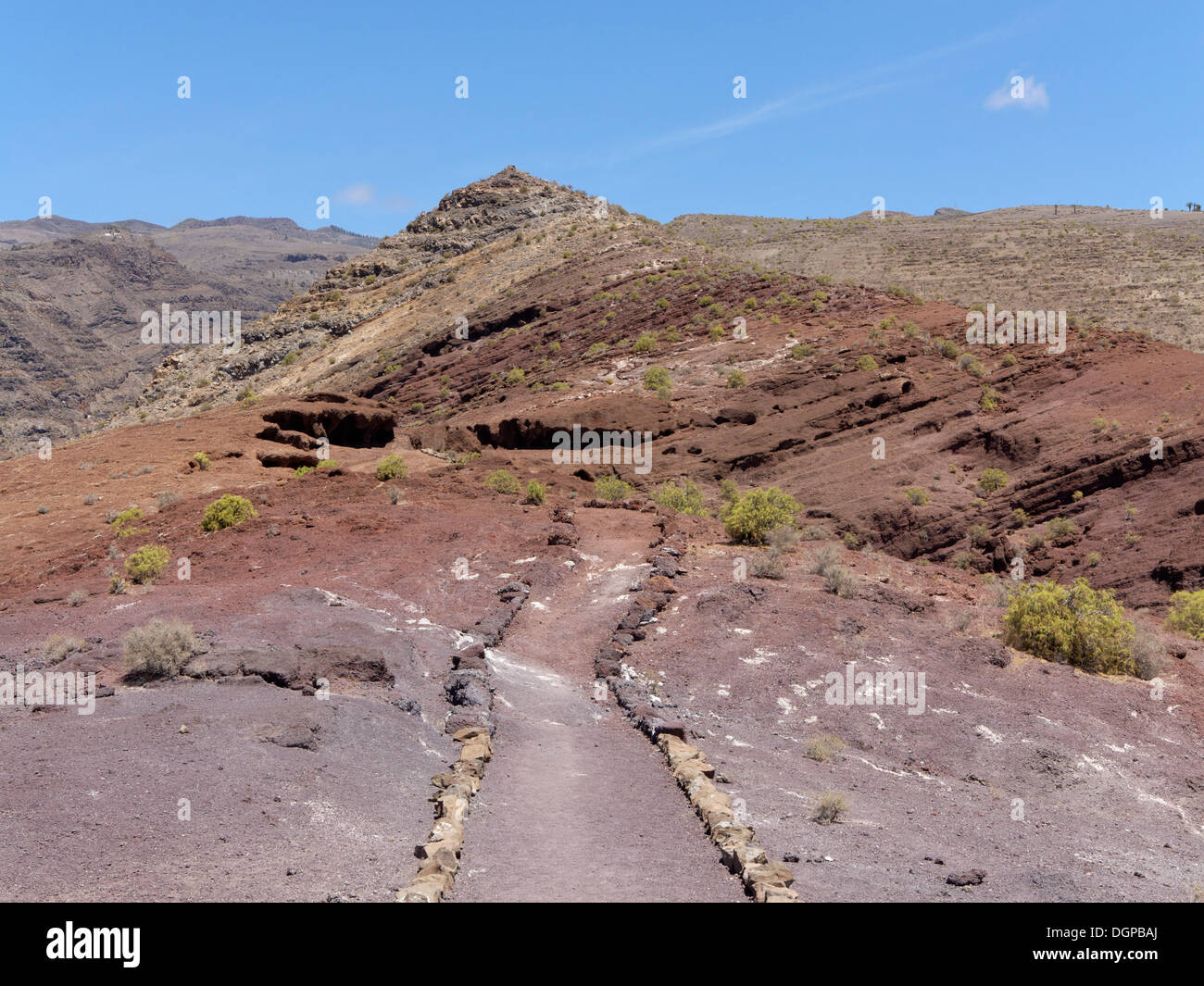 Sendero Quise Trail, Alajero, La Gomera, Kanarische Inseln, Spanien, Europa Stockfoto