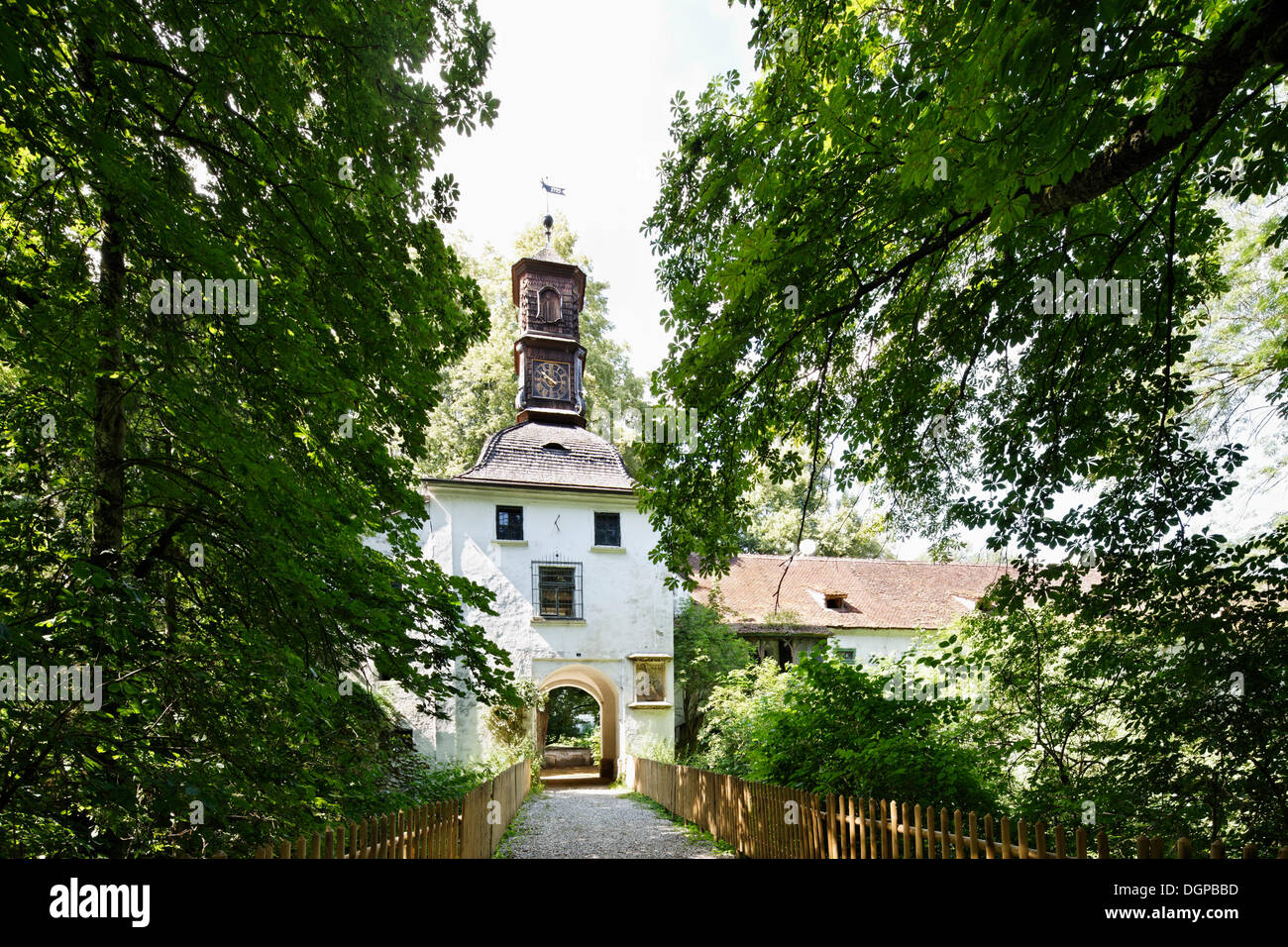 Schloss Schloss Katzenberg, Gemeinde Kirchdorf am Inn Innviertel Region, Oberösterreich, Österreich, Europa Stockfoto