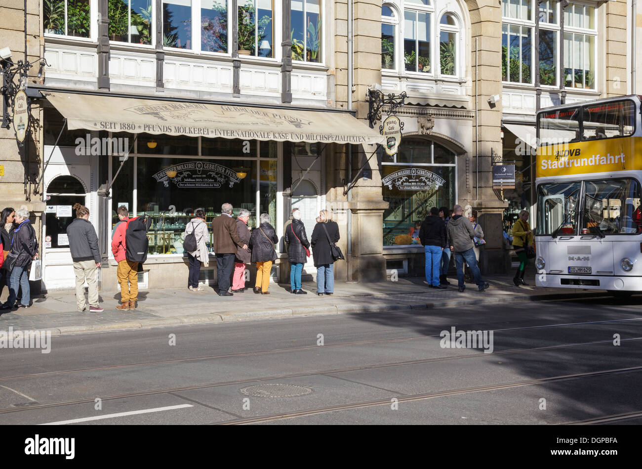 Pfunds Molkerei, Dresden, Sachsen, Deutschland Stockfoto