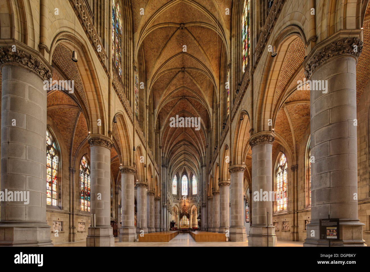 Neue Kathedrale oder die Kathedrale der Unbefleckten Empfängnis, Linz, Oberösterreich, Österreich, Europa Stockfoto