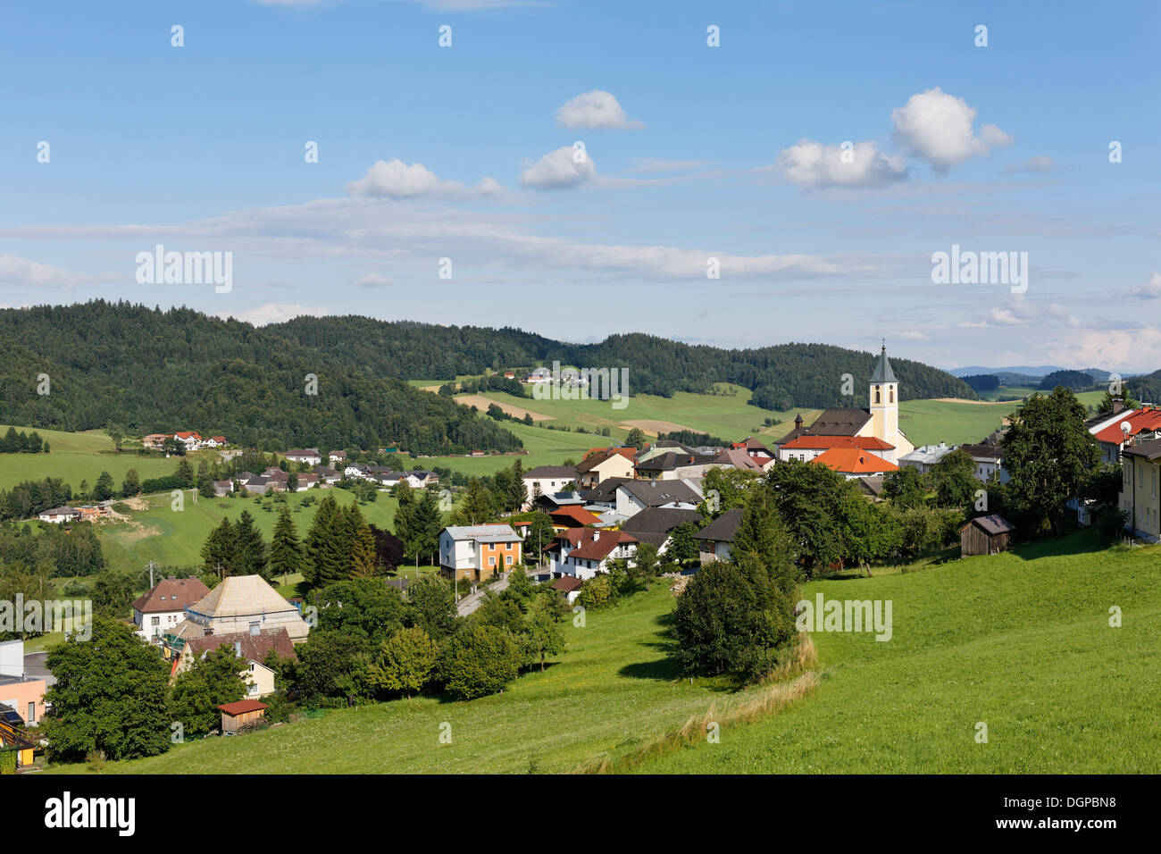 Peilstein, Region Mühlviertel, Oberösterreich, Österreich Stockfoto