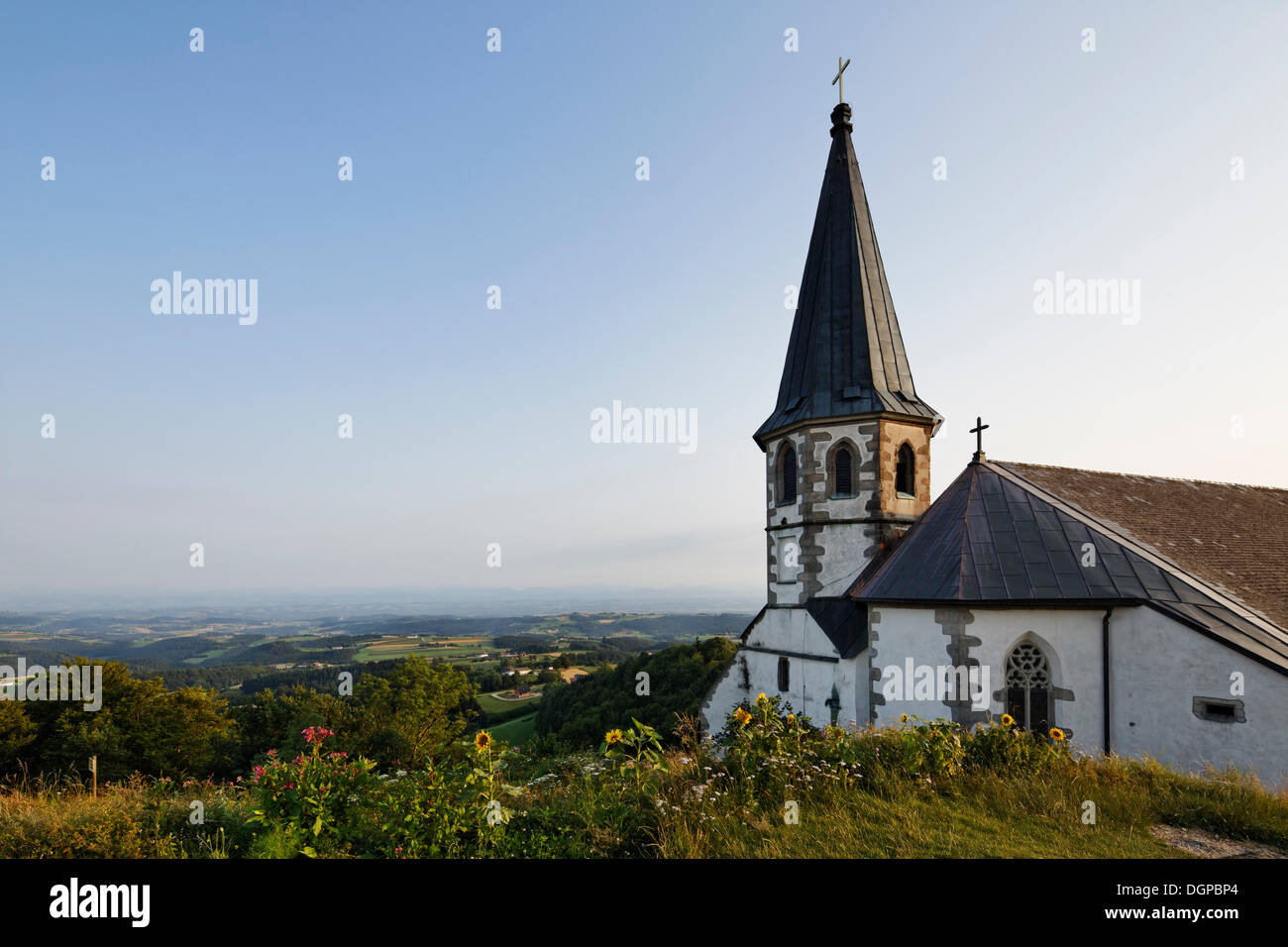 Wallfahrtskirche in Sankt Thomas bin Blasenstein, Region Mühlviertel, Oberösterreich, Österreich, Europa, PublicGround Stockfoto