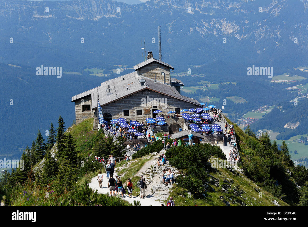 Kehlsteinhaus oder Eagles Nest, Kehlstein Berg, Berchtesgaden, Berchtesgadener Land, Bayern, Oberbayern Stockfoto